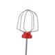 thumbnail image 2 of Stainless Steel USB Electric Blender for Home Use, Small Cordless Handheld Mixer, Whisk and Frother, Red, 2 of 4