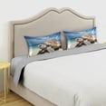 thumbnail image 5 of GZHJMY Satin Pillowcase for Hair and Skin, Sea Turtle Cooling Pillow Case with Envelope Closure Soft Breathable Silk Satin Pillow Cover for Sleeping King Size 40x20 in Home Decor, 5 of 7