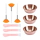thumbnail image 1 of Juego de cuencos para mezclar mascarillas faciales y kit de brochas aplicadoras para el cuidado de la piel en casa. Oro rosa, 1 of 7