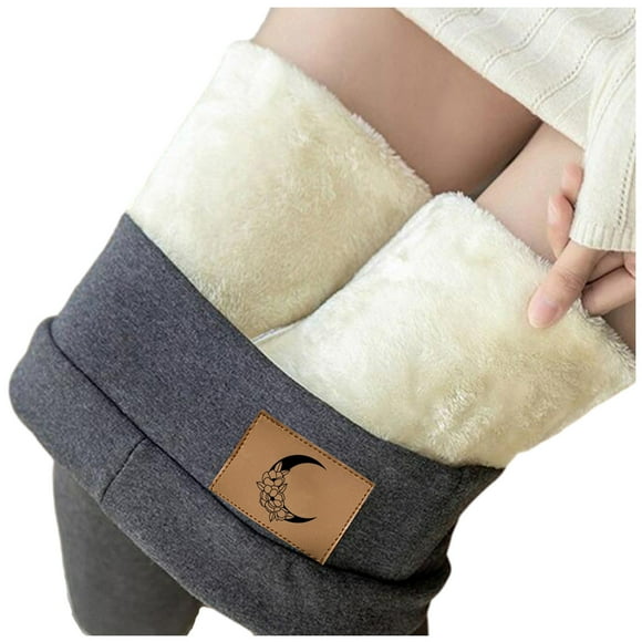 yievot Fleece Lined Winter Warm Leggings for Women Thick Thermal Velvet Tights