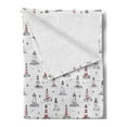 thumbnail image 2 of Lighthouse Soft Flannel Fleece Blanket, Notebook Pattern with Nautical Elements Seagulls and Anchors Doodle Style, Cozy Plush for Indoor and Outdoor Use, 50" x 60", Pink Lilac Black, by Ambesonne, 2 of 5