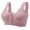 Pink, variant on Plus Size Underwear,Underwear Large Size Vest Type Front Buckle Bra without Ring Summer Thin Women'S Cotton Bra Bra No Underwire Push Up Bra Pink 40