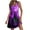 Purple, variant on WFJCJPAF 2025 New Halloween Halloween Dresses for Women Short,Women's Summer Comfort Fashion Printing Pocket Sleeveless V-Neck Dress - Blue S