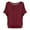 Wine, variant on SNKSDGM Women's Plus Casual Easter Shirts Tops for Women Trendy Summer Women's Oversized T-Shirt with Batwing Sleeves Short Sleeve Tops off The Shoulder Tops for Women Plus Size Summer