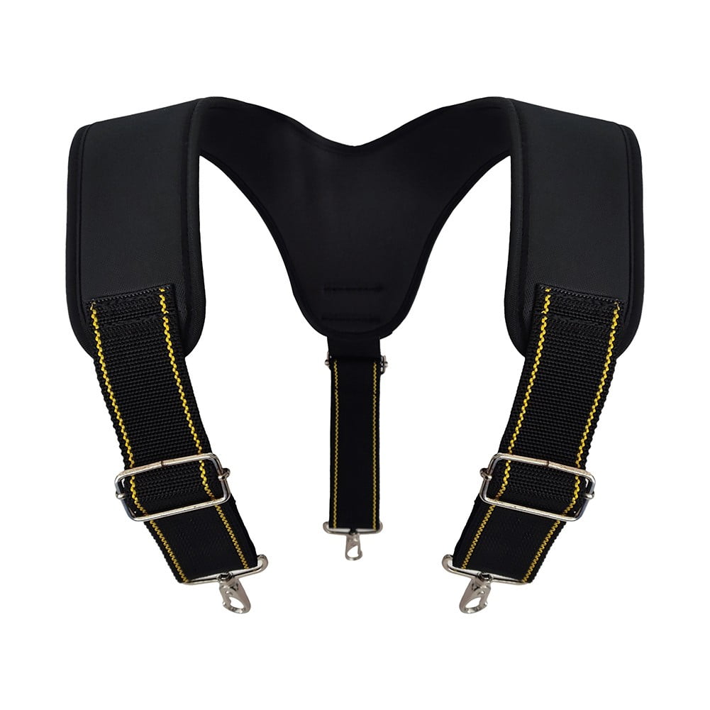 Tool Belt Suspenders Heavy Duty Tool Vest Detachable Adjustable Tool Pouch Bags C