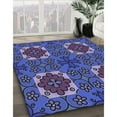 thumbnail image 2 of Ahgly Company Indoor Rectangle Patterned Light Slate Blue Area Rugs, 5' x 7', 2 of 6