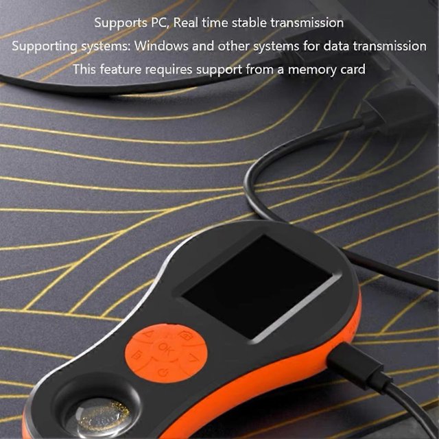 HD1080P Digital Magnifier 8 LEDs Take Photos&Videos Handheld Microscope 2.0In IPS Screen Magnifying Glass Check Jewelry