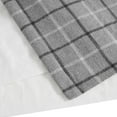 thumbnail image 2 of Gracie Mills Brianna Rustic Plaid Faux Leather Tab Top Curtain Panel - GRACE-13261, 2 of 3