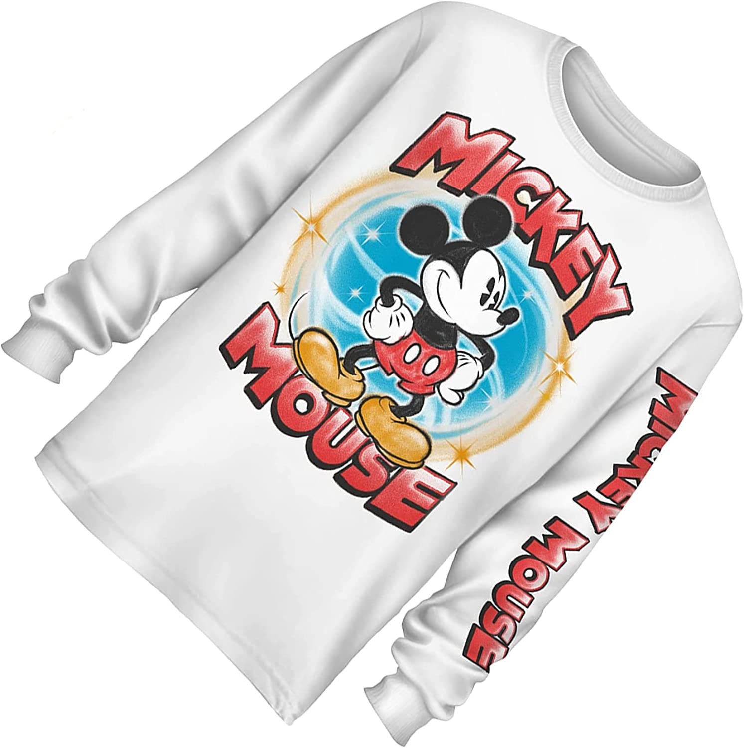 Disney Mens Mickey Mouse Shirt Classic Mickey Mouse Tie Dye Tee Shirt Mickey Graphic Long 4661