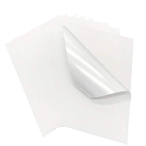 pack of 20 sheets waterproof vinyl sticker paper for laser and inkjet