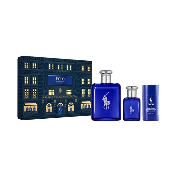 Perfume Ralph Lauren Polo Blue EDT 125 ml + 40 ml + Desodorante 75 ml