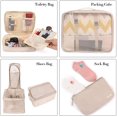 thumbnail image 3 of 8 Set Packing Cubes Luggage Packing Organizers for Travel Accessories, Cream, Small, 3 of 6