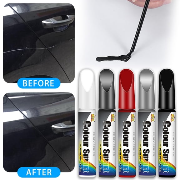Car Touch-Up Paint, Car Paint Scratch Repair Pen, Universal Color Touch-Up Paint Pen, Various Car Touch-Up Paint (White)