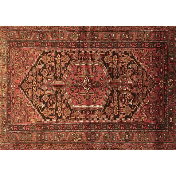 Ahgly Company Indoor Rectangle Persian Brown Traditional Area Rugs, 2' x 4'