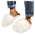 thumbnail image 3 of Herrnalise Women Girls Cute Cotton Short Plush Flat Slippers Casual Shoes Indoor Outdoor rollbacks !, 3 of 7