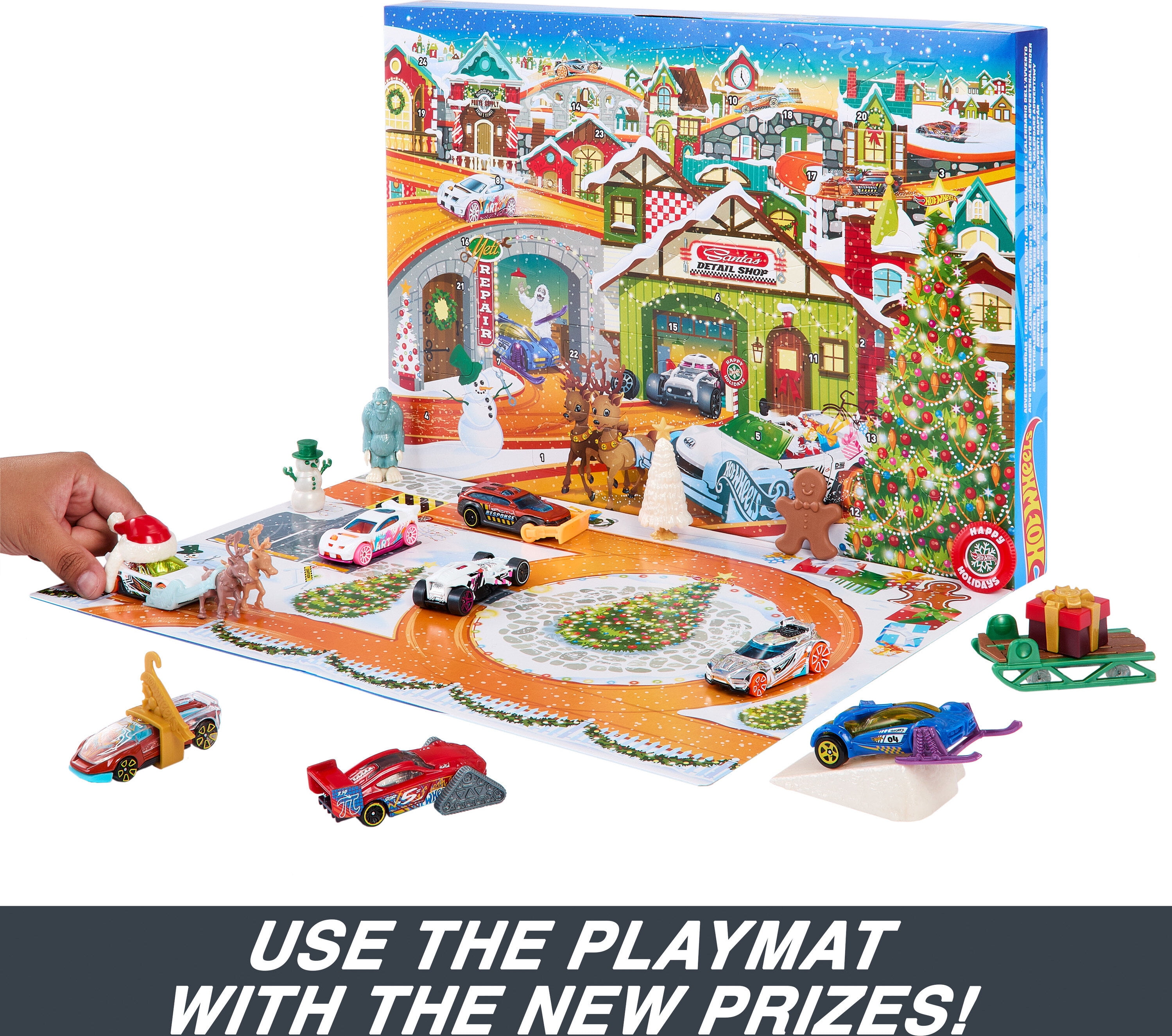 Hot Wheels Advent Calendar 2023 8 Hot Wheels Cars and 16