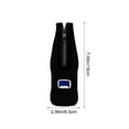 thumbnail image 2 of LOWLHOME Beer Bottle Insulators Sleeves, Zip-up Neoprene Insulated Bottle Jacket with Bottle Opener, Built-in 12oz Standard Beer Bottles Covers, 2 of 5