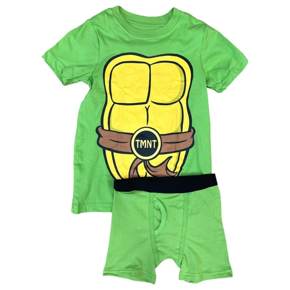Underoos Boys TMNT Boxer Briefs & T-Shirt Ninja Turtles Underwear Set Size 4