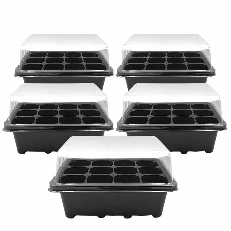 【JCXAGR】12 Cells Hole Nursery Pots Plant Seed Box Tray Insert Seeding Case