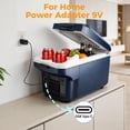 thumbnail image 3 of IceBlue 8L car refrigerator(9V type-C/12V DC), Dual Temperature (Cold and Hot), compact Mini Fridge for Camping, Travel, Truck, Home, Fishing, RV and Outdoor, with Shoulder Strap, 3 of 10