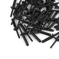 thumbnail image 4 of 50pcs Plastic Rivet Black Bumper Fastener Clips for Jeep Wrangler JK 6506007AA, 4 of 6
