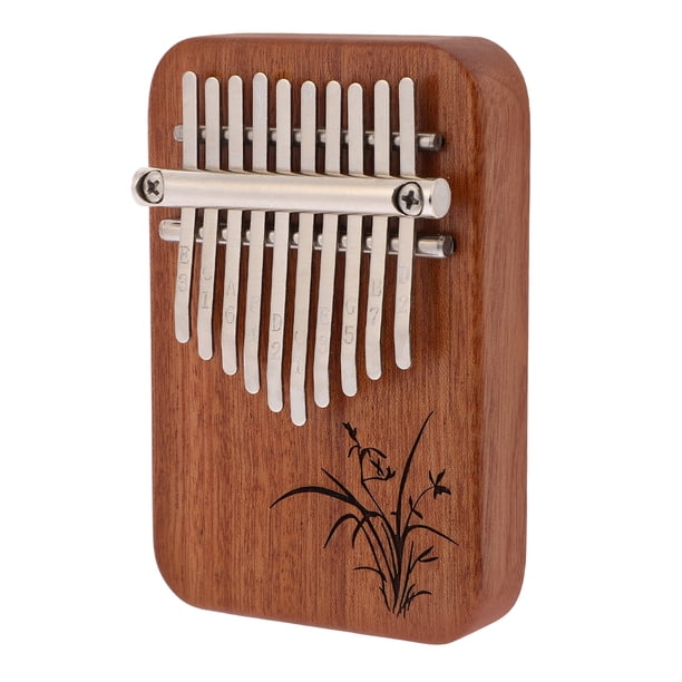 juego de piano de dedo portátil de madera Kalimba, instrumento de dedo Mbira, mini instrumento Kalimba