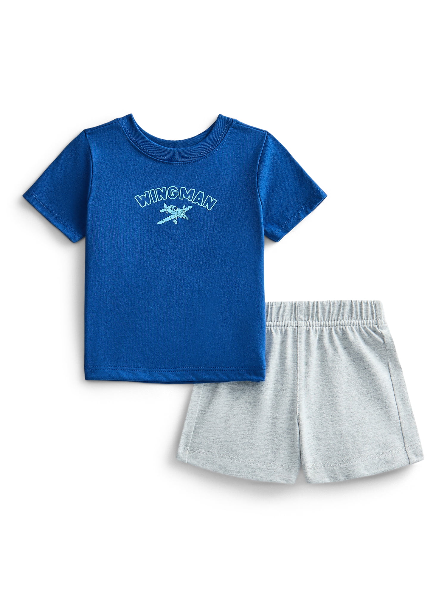 Wonder Nation Baby Boys Mix and Match Outfit Set, 8-Piece Sizes 0M-24M