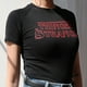 thumbnail image 4 of Camiseta de mujer Corta, delgada, cuello redondo, Top corto con letras impresas, Negro, M kenally AP001464-05B, 4 of 7
