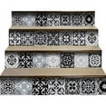 thumbnail image 5 of HomeRoots 399871 5 x 5 in. Black, White & Gray Mosaic Peel & Stick Tiles, 5 of 9