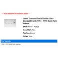 thumbnail image 2 of Lower Transmission Oil Cooler Line - Compatible with 1994 - 1995 Buick Park Avenue - AC Delco, 2 of 2