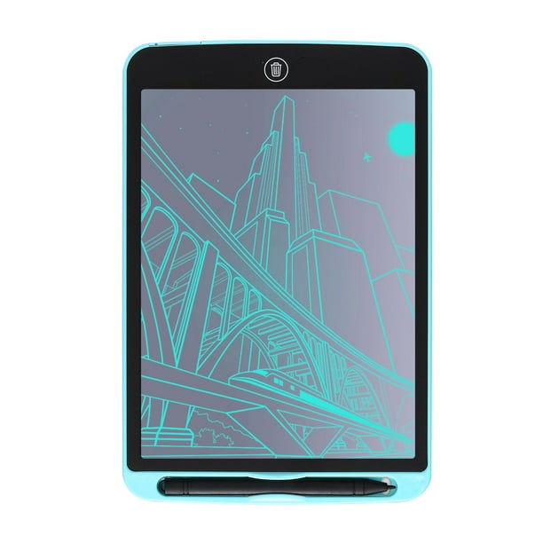 Tableta de escritura LCD de 10.5 pulgadas Tablero de dibujo digital electrónico Tablero de escritura TOMSHOO Azul / Color único