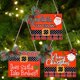 thumbnail image 5 of Decoración con letrero de letras de Navidad Adorno colgante de madera con estampado de dibujos animados, 5 of 5