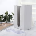 thumbnail image 4 of Tissue Box Holder, Paper Organizer ABS Material No Drilling  for Bathroom for Kitchen, 4 of 8