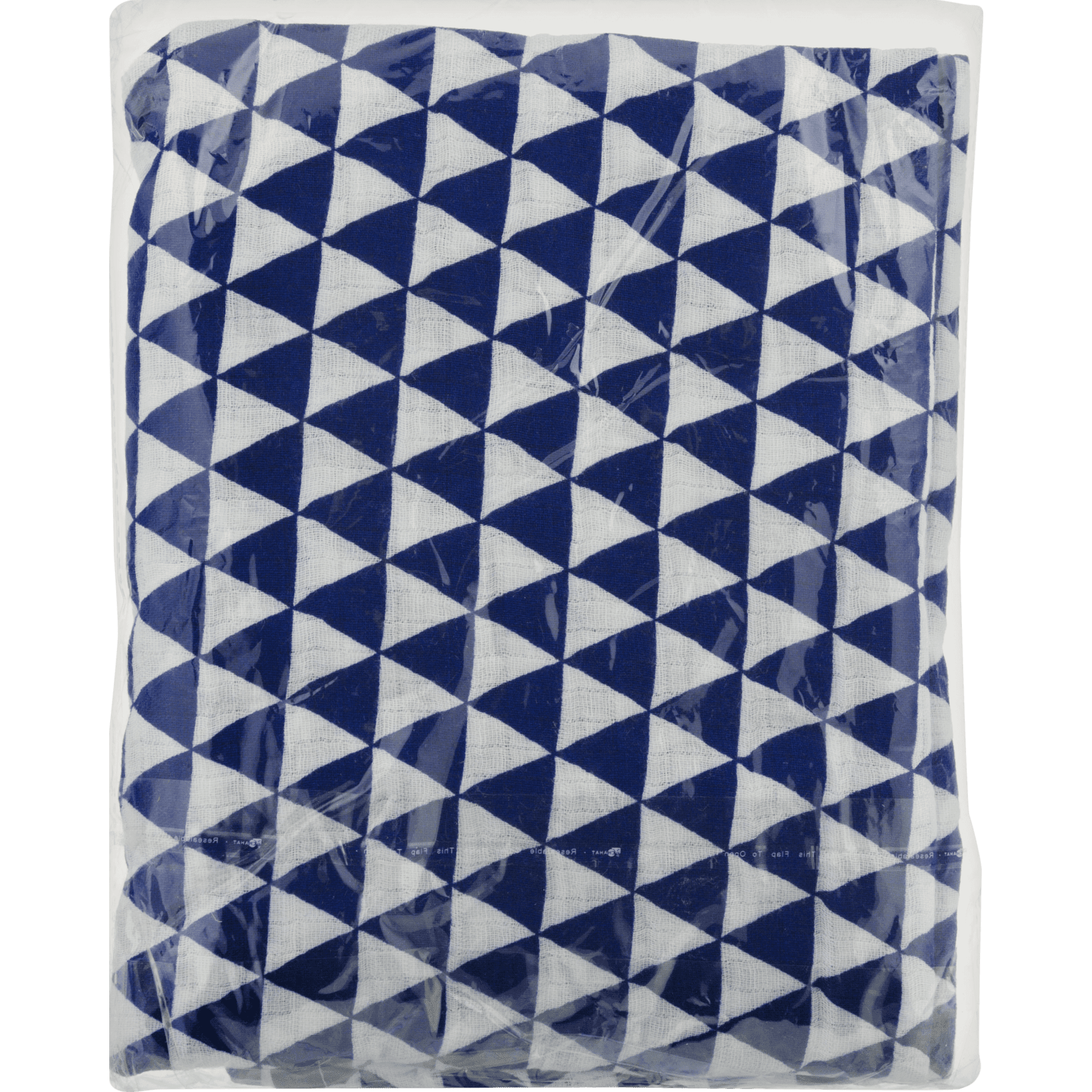 Bacati Muslin Nursing Scarf, Tribal Navy Triangles, 1.0 CT