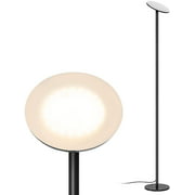 TROND LED Torchiere Floor Lamp Dimmable 30W, 3000K Warm White, Max. 5000lm, 71-Inch, Modular Rod Design, 30-Minute