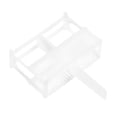 thumbnail image 4 of Uxcell PP Slides Rack Microscope Slides Rack 24 Positions Staining Rack for Research Experiments White, 4 of 5