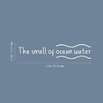 thumbnail image 4 of Vinyl Wall Art Decal - The Smell Of Ocean - 5.5" x 27" - Trendy Inspirational Mermaid Quote Sticker For Girls Room Woman Home Office Bedroom Living Room Store Decor, 4 of 4
