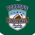 thumbnail image 4 of Inktastic PopPop Grandpa Football Buddy Boys or Girls Baby Bib, 4 of 4