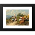 thumbnail image 2 of Albert Ritzberger 14x11 Black Modern Framed Museum Art Print Titled - Magnificent Summer Landscape in the Alpine Foothills (1888), 2 of 5
