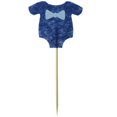 thumbnail image 4 of 10 Piezas De Ropa De Bebé Selecciones De Magdalenas Cake Topper Decoración De Shower Azul oscuro Macarena los niños cupcake selecciones primeros, 4 of 8