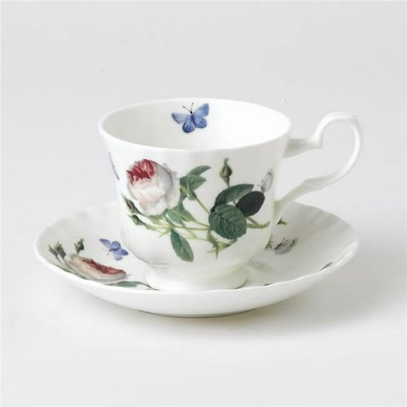 Roy Kirkham ER27103 230 ml Palace Garden Teacup & Saucer - Set of 2