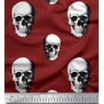thumbnail image 1 of Soimoi Polyester Crepe Fabric Horror Skull Halloween Fabric Prints by Yard 52 Inch Wide, 1 of 1