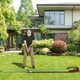 thumbnail image 4 of Costway Putting Green Practice Golf Putting Mat with Auto Ball Return and 2 Hole Sizes, 4 of 9