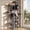 Dark Grey, variant on 80" Cat Tree Tower, Big Cat Tower for Multiple Adult Cats, Multi-Level Tall Cat Tree with 3 Platforms, 2 Condos, 2 Hanging Basket, Hammock and Scratching Frame for Indoor Kitties, Dark Grey