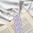 thumbnail image 6 of Kdxio Eiffel Tower and Hearts Print Metal Tassel Bookmarks,Perfect Gift for Art Lovers and Bookworms Metal Bookmarks for Women, 6 of 8