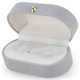thumbnail image 2 of 3X Caja de Anillo de Par de Seda de Terciopelo Caja de Anillo de Boda Caja A, 2 of 4