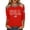 Red, variant on Patriotic Shirts for Women 3/4 Sleeve Womens Tops Patriotic Flag Eagle Print Tops 1776-2026 Tshirt Gifts,Navy(M)