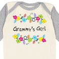 thumbnail image 4 of Inktastic Grammys Girl Bright Flowers Girls Long Sleeve Baby Bodysuit, 4 of 5