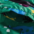 thumbnail image 4 of zuwimk Boys Girls Rain Jackets Lightweight Waterproof Hooded Raincoats Windbreakers for Kids(4-5 Years,Green), 4 of 8