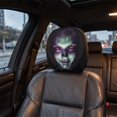 thumbnail image 5 of Ghost Face Headrest Covers, Scary Covers for Cars, Stretchy Seat Headrest Protector, Funny Cover for Auto, Vehicle, Truck, SUV, Washable Elastic Fabric, Interior Accessories（D), 5 of 6